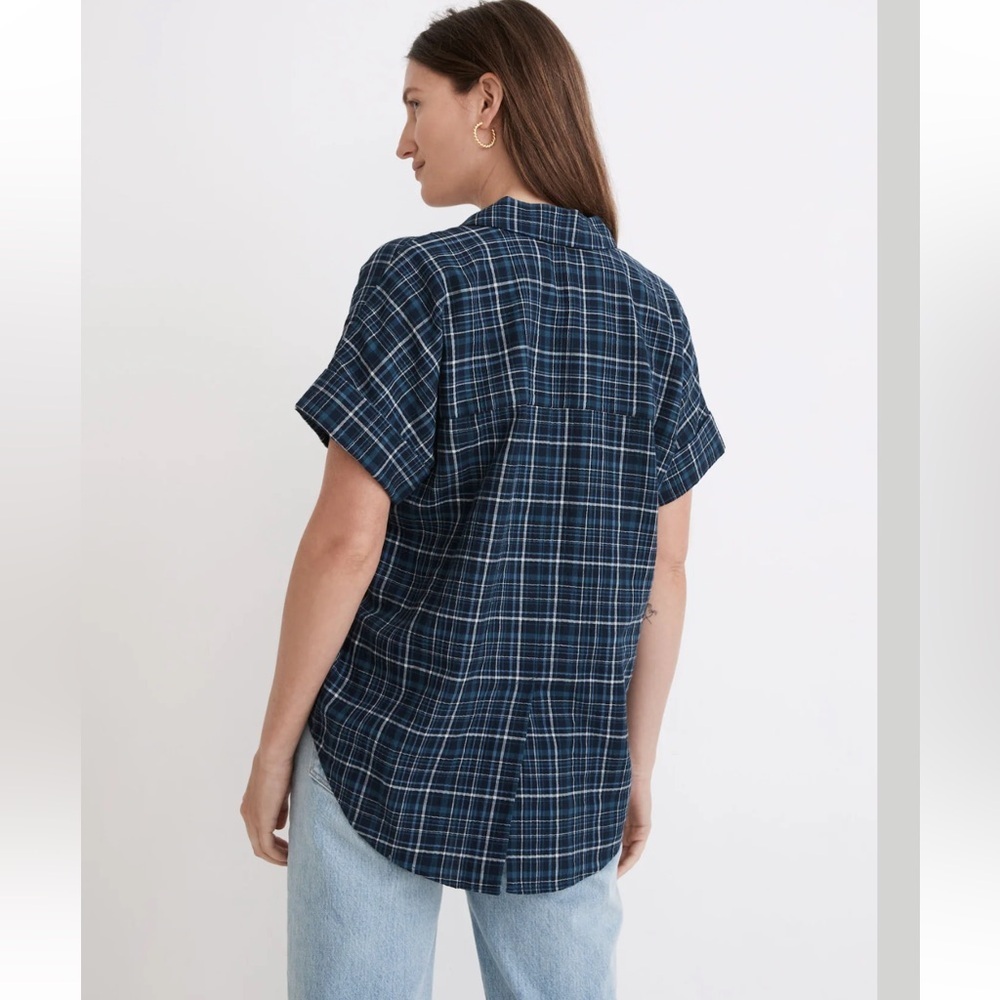 Madewell Swenson Popover Flannel Shirt - Picture 4 of 8